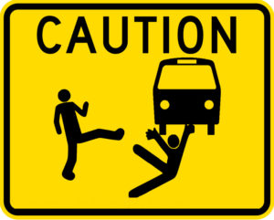 caution-under-bus